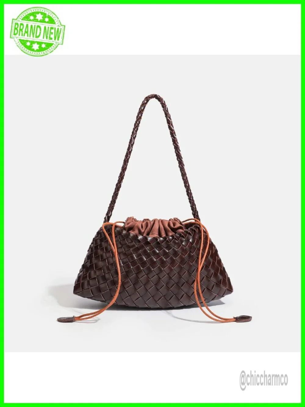 Suede Woven Hobo Bag Women's Trendy Shoulder Purse Vintage Tote Handbag